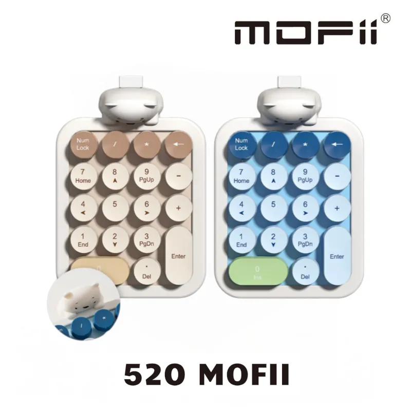 Bàn phím số không dây 2.4Ghz MOFII 520